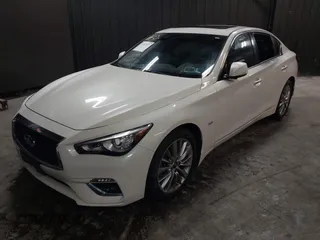2020 Infiniti Q50 Luxe with VIN JN1EV7AR4LM251732, listed as a IAAI auction lot 41482077 with 12,799 mi miles and . Bid and sale history available at DreamBid. Image 2.