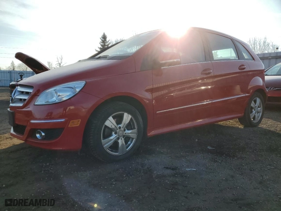 2010 Mercedes-Benz B-Class B 200 with VIN WDDFH3DB9AJ593603, listed as a Copart auction lot 80907433 with 56,688 mi miles and Clean Title. Bid and sale history available at carsss.com. Image 1.