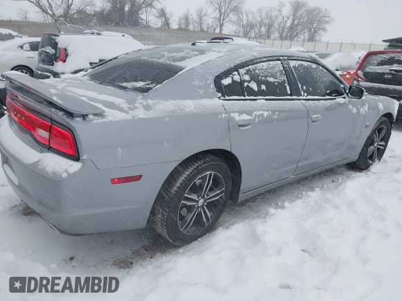 2014 Dodge Charger RT Plus with VIN 2C3CDXDTXEH199614, listed as a IAAI auction lot 41565510 with 99,776 mi miles. Bid and sale history available at carsss.com. Image 4.