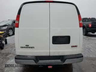 2017 GMC Savana Cargo Van with VIN 1GTW7AFG9H1105383, listed as a Copart auction lot 42632255 with 0 mi miles and Salvage Title. Bid and sale history available at carsss.com. Image 6.