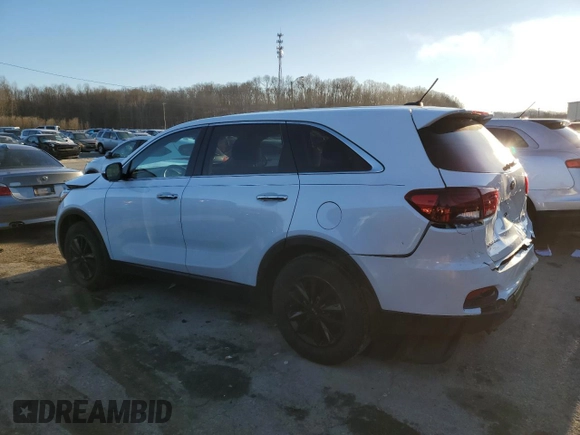 2019 Kia Sorento L with VIN 5XYPG4A32KG575627, listed as a Copart auction lot 41454265 with 67,207 mi miles and Salvage Title. Bid and sale history available at DreamBid. Image 2.