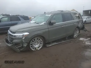 2024 Ford Expedition Limited z VIN 1FMJU2A85REA09135, wystawiony jako Copart lot #52790235 z przebiegiem 12 610 mil mil oraz Nie do naprawy • Non repairable. Historia ofert i sprzedaży dostępna na DreamBid. Obrazek 1.