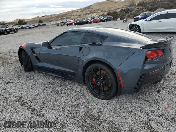 2019 Chevrolet Corvette Grand Sport 1LT with VIN 1G1YW2D77K5112524, listed as a Copart auction lot 86194904 with 33,679 mi miles and Salvage title. Bid and sale history available at DreamBid. Image 2.