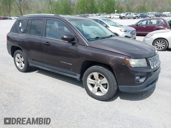 2014 Jeep Compass Latitude with VIN 1C4NJDEBXED622352, listed as a IAAI auction lot 42130403 with 149,024 mi miles. Bid and sale history available at carsss.com. Image 1.