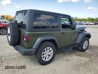 2023 Jeep Wrangler Sport S with VIN 1C4GJXAN7PW634914, listed as a Copart auction lot 63533355 with 39,490 mi miles and Salvage title. Bid and sale history available at DreamBid. Image 3.
