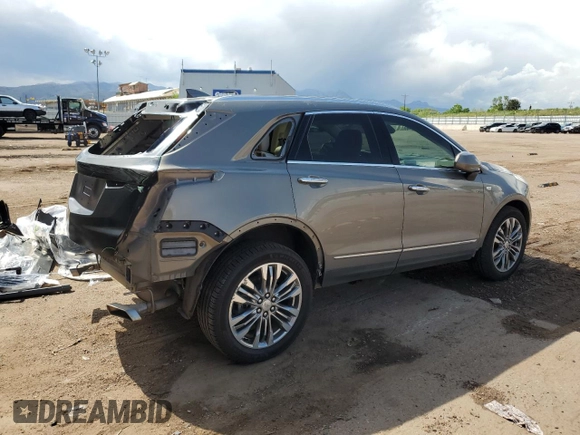 2018 Cadillac XT5 Premium Luxury AWD with VIN 1GYKNFRS2JZ133531, listed as a Copart auction lot 57814925 with 87,998 mi miles and Salvage title. Bid and sale history available at DreamBid. Image 3.