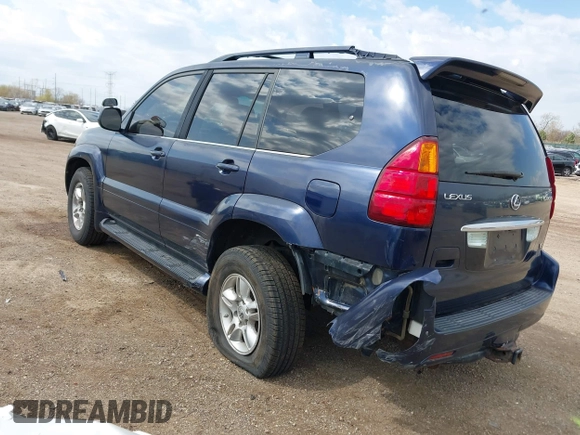 2007 Lexus GX 470 with VIN JTJBT20X770134729, listed as a IAAI auction lot 42070262 with 171,261 mi miles and . Bid and sale history available at DreamBid. Image 3.