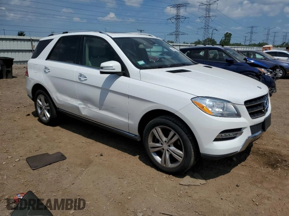 2014 Mercedes-Benz M 350 with VIN 4JGDA5JB2EA295787, listed as a Copart auction lot 58565795 with 193,576 mi miles and Salvage title. Bid and sale history available at DreamBid. Image 4.