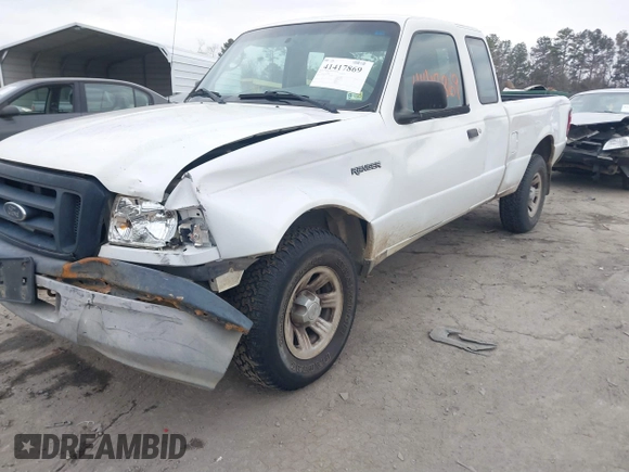 2005 Ford Ranger XL with VIN 1FTZR15E95PA54029, listed as a IAAI auction lot 41417869 with 211,193 mi miles. Bid and sale history available at carsss.com. Image 6.