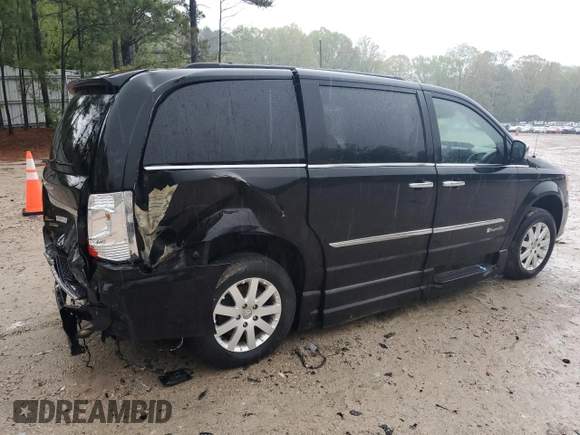 2012 Chrysler Town & Country Touring L with VIN 2C4RC1CG1CR193122, listed as a Copart auction lot 49162105 with 166,223 mi miles and Salvage Title. Bid and sale history available at DreamBid. Image 3.