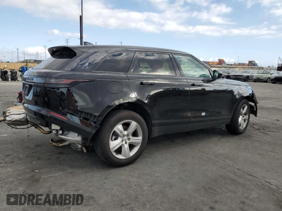2025 Land Rover Range Rover Velar S with VIN SALYJ2EX8SA393852, listed as a Copart auction lot 44958965 with 5,818 mi miles and Salvage title. Bid and sale history available at DreamBid. Image 3.