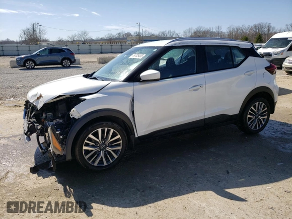 2024 Nissan Kicks SV with VIN 3N1CP5CV4RL473237, listed as a Copart auction lot 49705405 with 19,768 mi miles and Salvage Title. Bid and sale history available at DreamBid. Image 1.