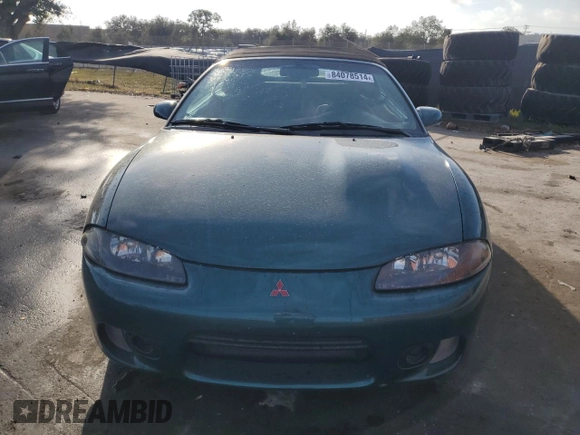 1998 Mitsubishi Eclipse GS with VIN 4A3AX35G8WE140054, listed as a Copart auction lot 84078514 with 78,756 mi miles and Salvage Title. Bid and sale history available at carsss.com. Image 5.