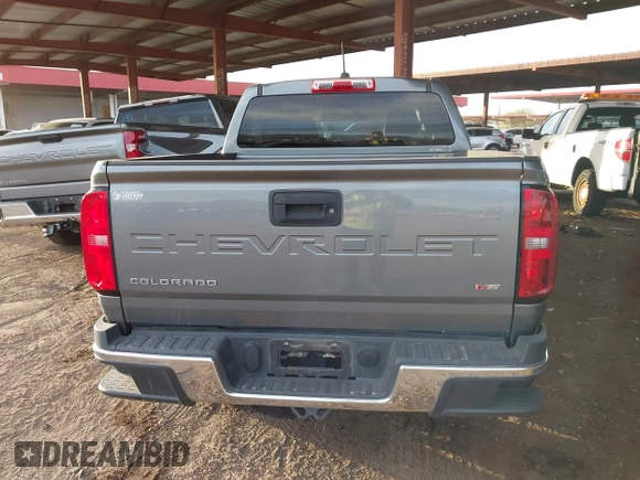 2022 Chevrolet Colorado 2WD Work Truck with VIN 1GCGSBEN3N1218864, listed as a IAAI auction lot 41538568 with 43,645 mi miles and . Bid and sale history available at DreamBid. Image 16.