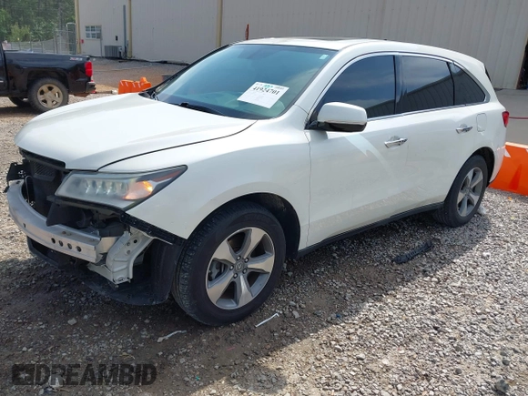 2014 Acura MDX with VIN 5FRYD3H25EB016572, listed as a IAAI auction lot 41924701 with 121,346 mi miles and . Bid and sale history available at DreamBid. Image 22.