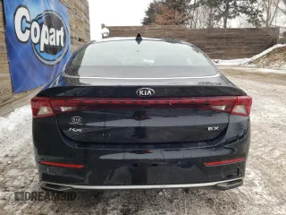 2021 Kia K5 EX with VIN 5XXG34J28MG009630, listed as a Copart auction lot 45202855 with 64,587 mi miles and Clean Title. Bid and sale history available at carsss.com. Image 6.