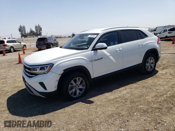 2021 Volkswagen Atlas S with VIN 1V2AC2CA5MC238103, listed as a Copart auction lot 71294704 with 35,543 mi miles and Salvage title. Bid and sale history available at DreamBid. Image 1.