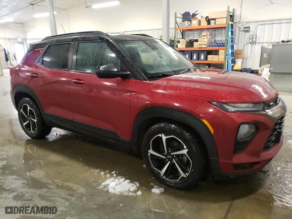 2021 Chevrolet TrailBlazer RS with VIN KL79MTSL1MB121261, listed as a Copart auction lot 51440875 with 134,788 mi miles and Salvage Title. Bid and sale history available at carsss.com. Image 4.