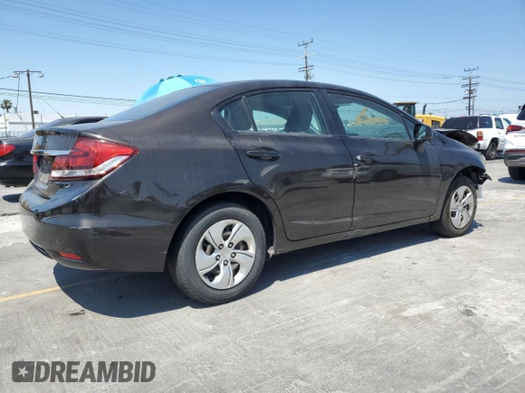 2013 Honda Civic LX z VIN 2HGFB2F55DH510379, wystawiony jako Copart lot #59229355 z przebiegiem 125 482 mil mil oraz Czysty tytuł • Clean title. Historia ofert i sprzedaży dostępna na DreamBid. Obrazek 3.
