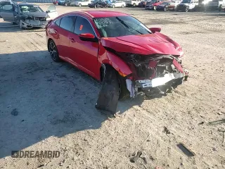 2019 Honda Civic Sport with VIN 2HGFC2F88KH531232, listed as a Copart auction lot 88902895 with 124,757 mi miles and Salvage Title. Bid and sale history available at DreamBid. Image 10.