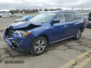 2018 Nissan Pathfinder S with VIN 5N1DR2MM2JC660391, listed as a Copart auction lot 49315565 with 123,233 mi miles and Salvage Title. Bid and sale history available at DreamBid. Image 1.