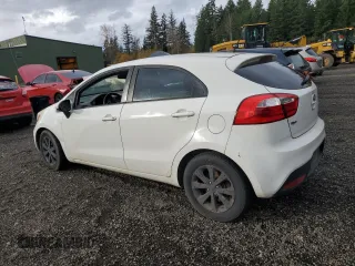 2012 Kia Rio EX with VIN KNADN5A39C6089980, listed as a Copart auction lot 80687434 with 128,952 mi miles and Clean Title. Bid and sale history available at carsss.com. Image 2.