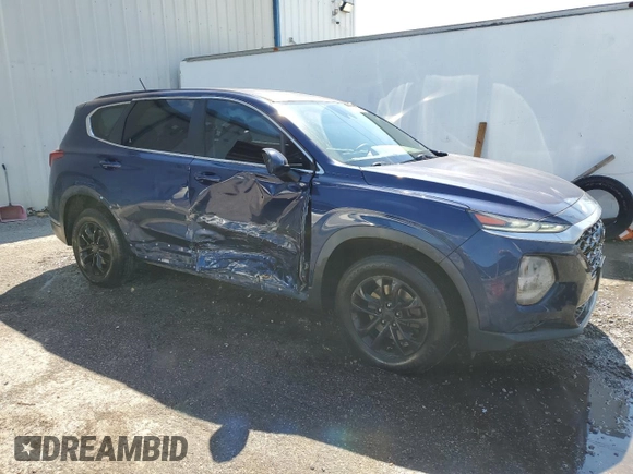 2019 Hyundai Santa Fe SE with VIN 5NMS23AD6KH104064, listed as a Copart auction lot 47028835 with 106,910 mi miles and Non Repairable. Bid and sale history available at DreamBid. Image 4.