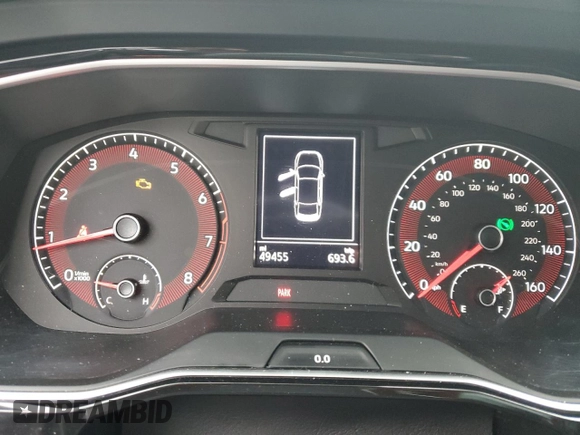 2021 Volkswagen Jetta S with VIN 3VW6T7BU1MM000339, listed as a Copart auction lot 52923405 with 49,455 mi miles and Salvage title. Bid and sale history available at DreamBid. Image 9.