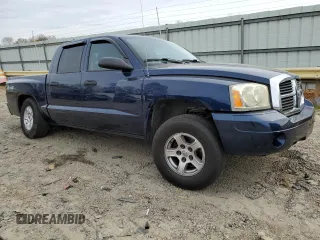 2006 Dodge Dakota SLT with VIN 1D7HW48K36S534305, listed as a Copart auction lot 50949035 with 185,537 mi miles and Salvage Title. Bid and sale history available at carsss.com. Image 4.