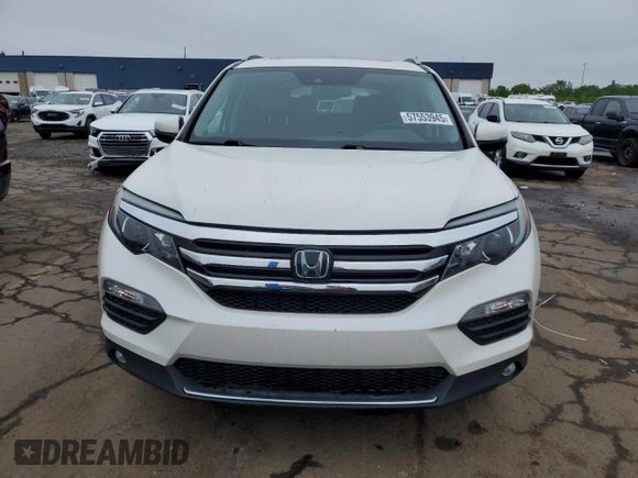 2018 Honda Pilot Elite with VIN 5FNYF6H07JB036442, listed as a Copart auction lot 57553945 with 107,657 mi miles and Clean title. Bid and sale history available at DreamBid. Image 5.