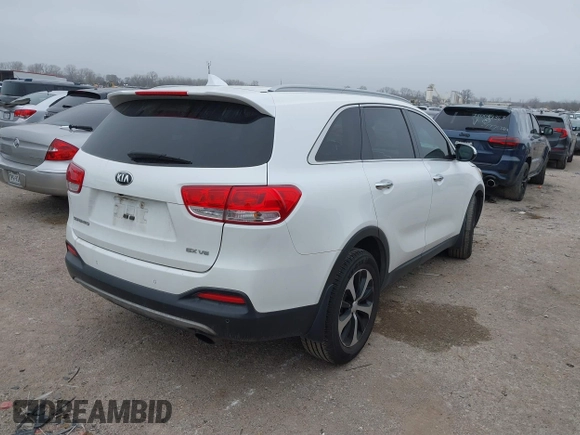 2018 Kia Sorento EX with VIN 5XYPH4A51JG410598, listed as a IAAI auction lot 41522198 with 120,691 mi miles and . Bid and sale history available at DreamBid. Image 4.