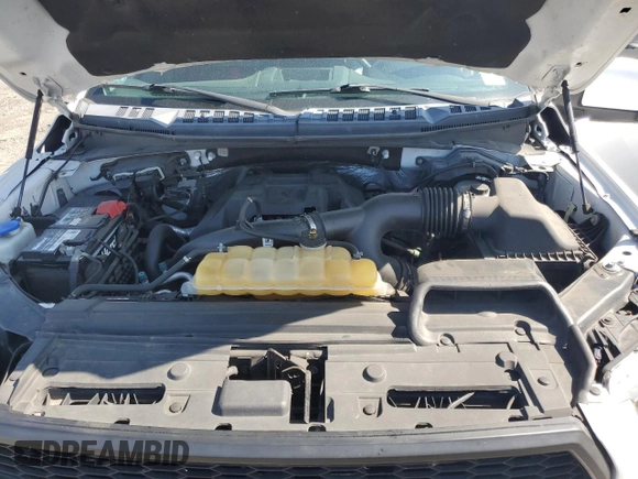 2017 Ford F-150 XL with VIN 1FTEW1EPXHFB15410, listed as a Copart auction lot 58523905 with 127,197 mi miles and Salvage title. Bid and sale history available at DreamBid. Image 11.