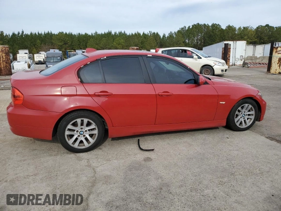 2007 BMW 3 Series 328i with VIN WBAVA33517KX73891, listed as a Copart auction lot 49141355 with Not Provided miles and Clean Title. Bid and sale history available at carsss.com. Image 3.