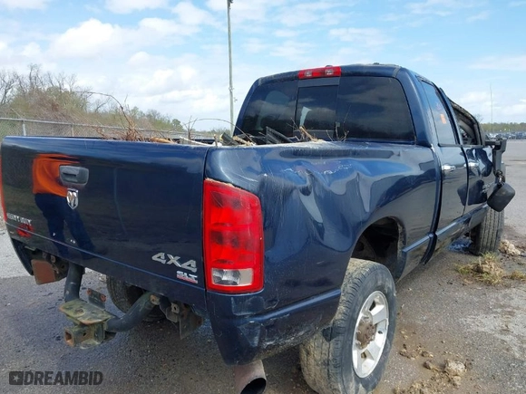 2006 Dodge Ram 2500 SLT with VIN 1D7KS28C76J158745, listed as a IAAI auction lot 41813203 with NaN miles. Bid and sale history available at carsss.com. Image 4.