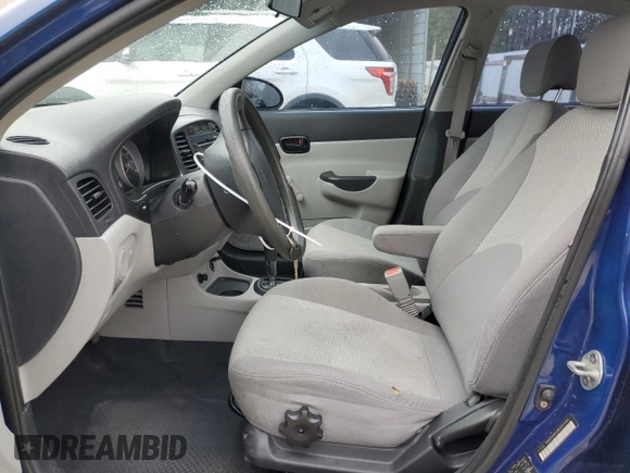 2009 Hyundai Accent Auto GLS with VIN KMHCN46C09U291494, listed as a Copart auction lot 48897735 with 190,374 mi miles and Salvage Title. Bid and sale history available at carsss.com. Image 7.