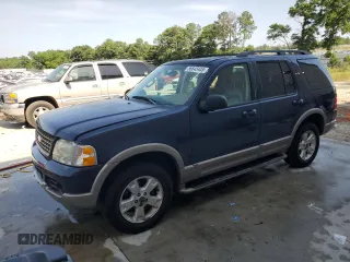 2003 Ford Explorer Eddie Bauer z VIN 1FMZU64K33UC64901, wystawiony jako Copart lot #56645445 z przebiegiem Nie podano mil oraz Szkoda całkowita • Salvage title. Historia ofert i sprzedaży dostępna na DreamBid. Obrazek 1.