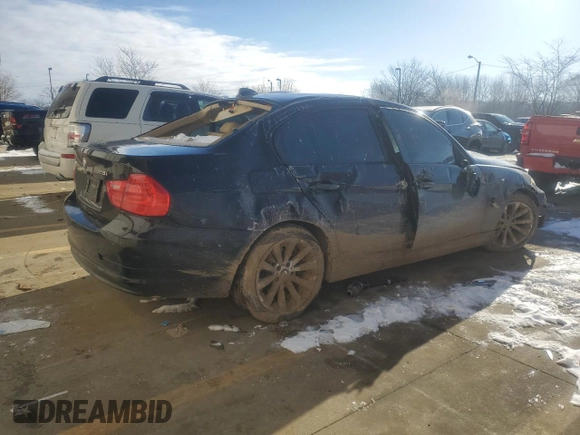 2011 BMW 3 Series 328i xDrive with VIN WBAPK5G59BNN31157, listed as a Copart auction lot 46153605 with 123,652 mi miles and Salvage Title. Bid and sale history available at carsss.com. Image 3.