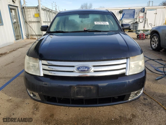 2008 Ford Taurus SEL with VIN 1FAHP24W38G143011, listed as a Copart auction lot 43787605 with 183779 miles and Salvage Title. Bid and sale history available at carsss.com. Image 5.