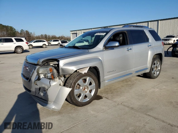 2013 GMC Terrain Denali with VIN 2GKFLYE38D6352599, listed as a Copart auction lot 42689235 with 216,280 mi miles and Salvage Title. Bid and sale history available at DreamBid. Image 1.