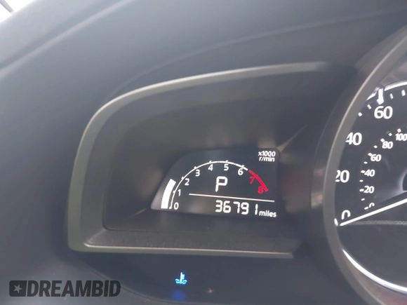 2018 Mazda 3 Sport with VIN 3MZBN1U77JM231058, listed as a IAAI auction lot 41961885 with 36,791 mi miles and . Bid and sale history available at DreamBid. Image 16.