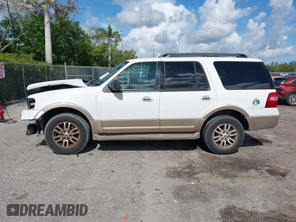 2014 Ford Expedition King Ranch with VIN 1FMJU1J50EEF14445, listed as a IAAI auction lot 42571073 with 125,174 mi miles and . Bid and sale history available at DreamBid. Image 14.