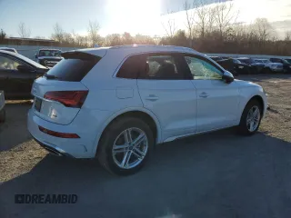 2024 Audi Q5 S line Premium Plus with VIN WA1E2AFY9R2050393, listed as a Copart auction lot 42951605 with Not provided miles and Salvage title. Bid and sale history available at DreamBid. Image 3.