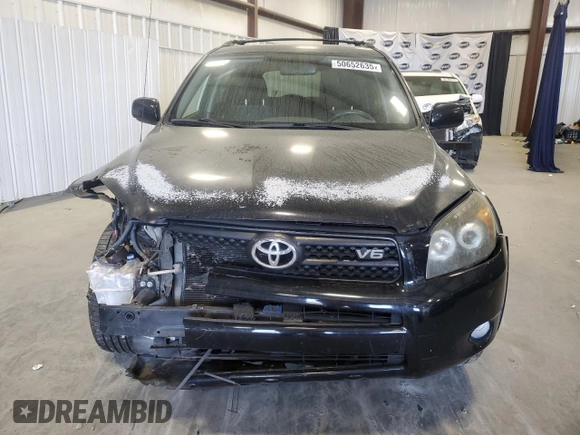 2008 Toyota RAV4 Sport with VIN JTMBK32V286044362, listed as a Copart auction lot 50652635 with 260,079 mi miles and Salvage Title. Bid and sale history available at carsss.com. Image 5.