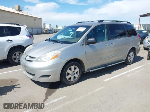 2006 Toyota Sienna CE with VIN 5TDZA23CX6S585116, listed as a IAAI auction lot 42024528 with 244,067 mi miles. Bid and sale history available at carsss.com. Image 2.