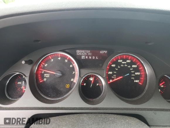 2012 GMC Acadia Denali with VIN 1GKKVTED2CJ187638, listed as a Copart auction lot 58170765 with 126,425 mi miles and Salvage title. Bid and sale history available at DreamBid. Image 9.