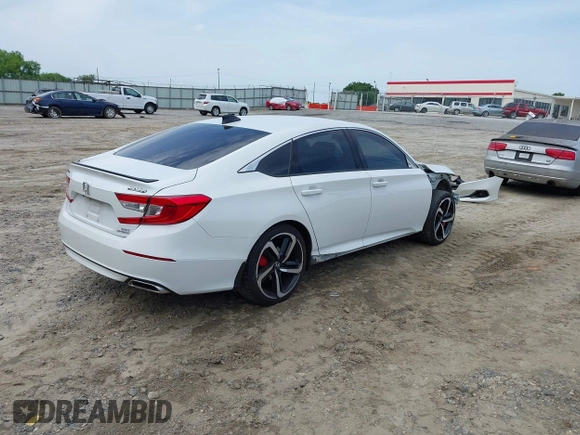 2021 Honda Accord Sport z VIN 1HGCV2F38MA011695, wystawiony jako IAAI lot #42245415 z przebiegiem 79 075 mil mil oraz . Historia ofert i sprzedaży dostępna na DreamBid. Obrazek 4.