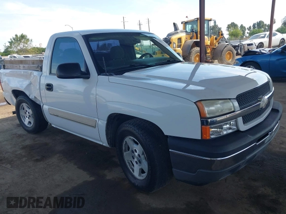 2005 Chevrolet Silverado 1500 Work Truck with VIN 1GCEC14V75Z152255, listed as a IAAI auction lot 42029731 with 270,545 mi miles. Bid and sale history available at carsss.com. Image 1.