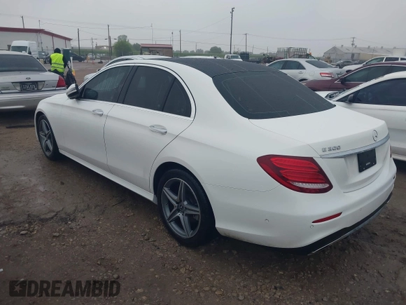 2018 Mercedes-Benz E 300 with VIN WDDZF4JB6JA388852, listed as a IAAI auction lot 41960710 with 64,439 mi miles and . Bid and sale history available at DreamBid. Image 3.