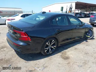 2024 Volvo S60 Plus Dark Theme with VIN 7JRL12FL8RG295345, listed as a IAAI auction lot 41989830 with 38,817 mi miles. Bid and sale history available at carsss.com. Image 4.