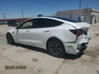 2023 Tesla Model 3 z VIN 5YJ3E1EA7PF549633, wystawiony jako Copart lot #57131325 z przebiegiem 78 113 mil mil oraz Szkoda całkowita • Salvage title. Historia ofert i sprzedaży dostępna na DreamBid. Obrazek 2.